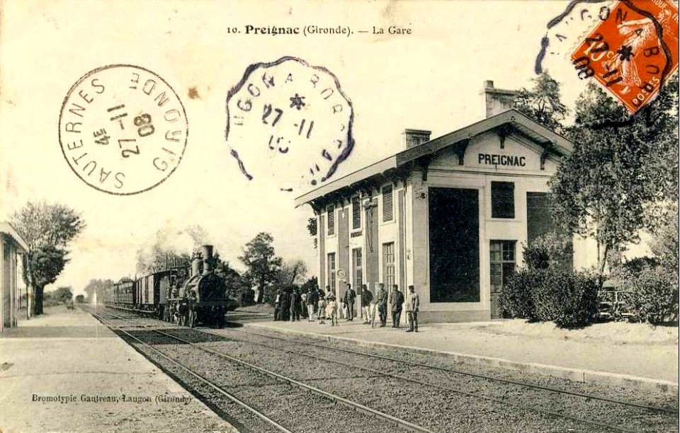 Preignac - gare 1