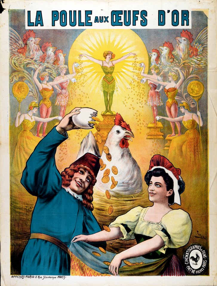 Poule aux oeufs d'or - Cândido de Faria - 1905 - EYE A06143