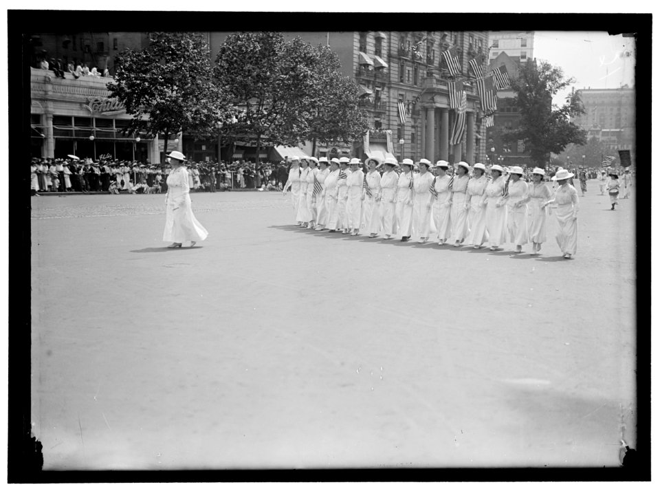 PREPAREDNESS PARADE- UNITS OF WOMEN IN PARADE LCCN2016866995