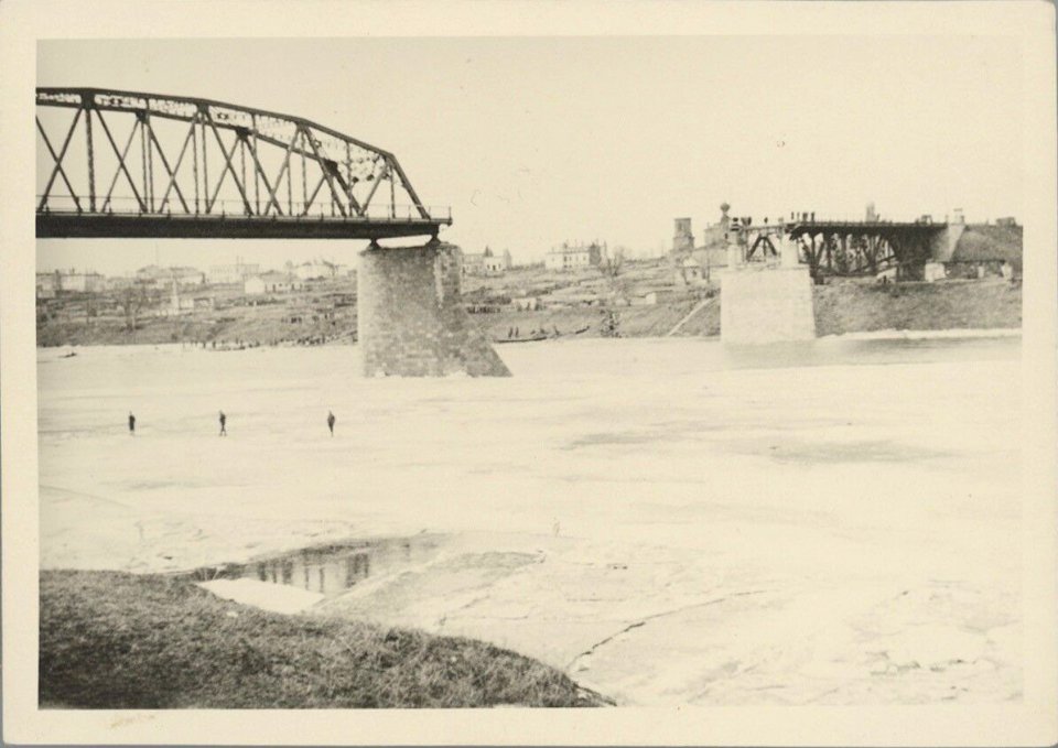 Połacak, Dźvinski most. Полацак, Дзьвінскі мост (04-05.1942)