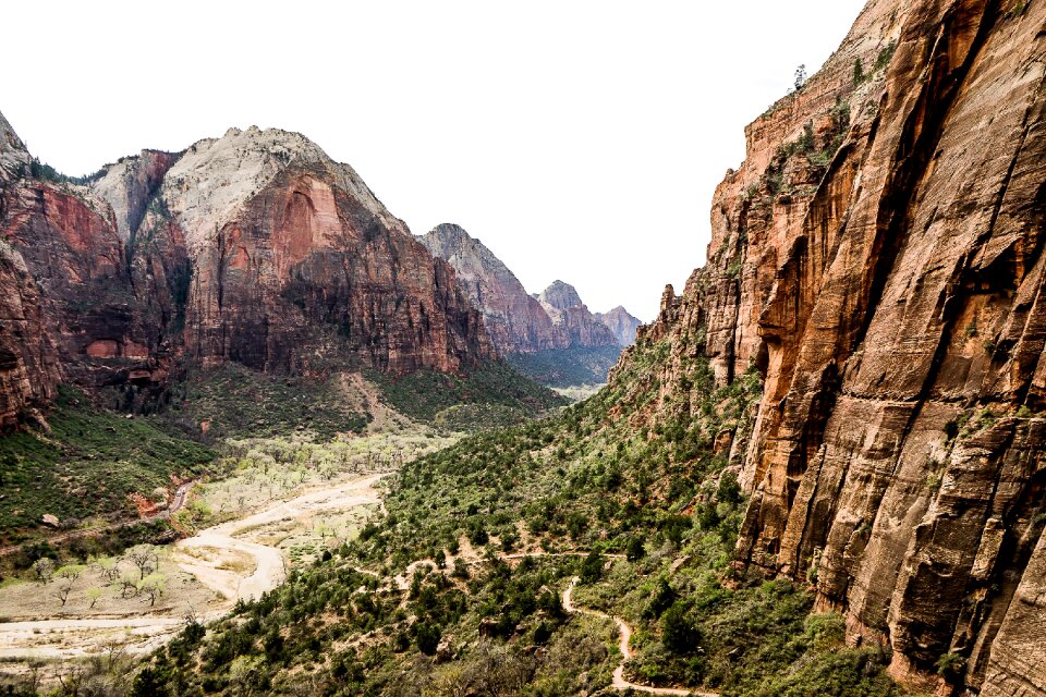 Hiking canyon scenic