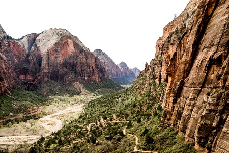 Hiking canyon scenic