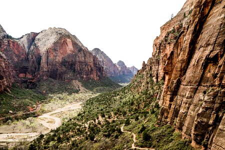 Hiking canyon scenic photo