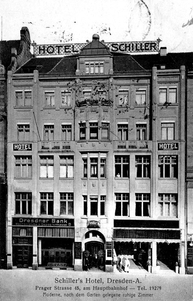 Prager Straße + Hotel Schiller 2 bella época Dresde