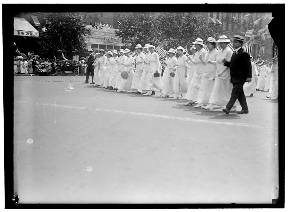 PREPAREDNESS PARADE. UNITS OF WOMEN IN PARADE LCCN2016866798
