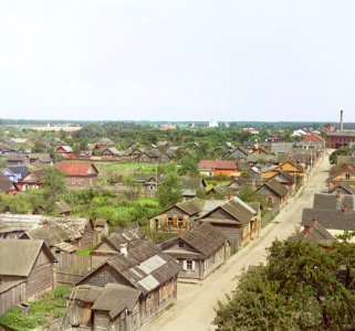 Połacak, Staravakzalnaja. Полацак, Старавакзальная (S. Prokudin-Gorsky, 1912)