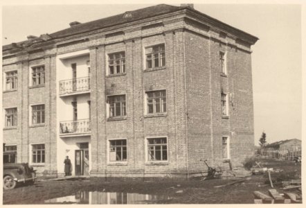 Połacak, Zadźvińnie, Jubilejnaja. Полацак, Задзьвіньне, Юбілейная (03.04.1942)