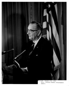 Pres Johnson speech 1964 photo