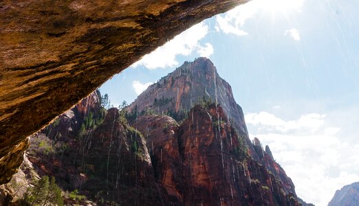 Waterfall rock travel photo