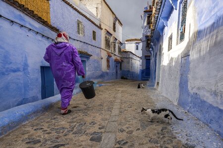 People walking bucket