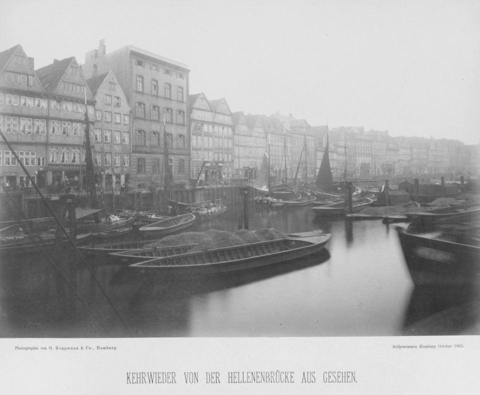 PPN799327638 Hamburg 1883 Kibbeltwiete und Brooksgraben (1883)