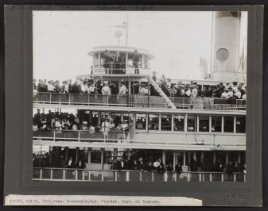 Pres. Roosevelt, Mgr. Bielman, Capt. of Tashmoo LCCN2013651287