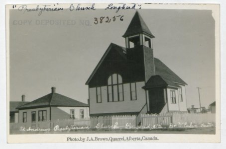 Presbyterian Church, Lougheed, Alberta (HS85-10-38256) original photo