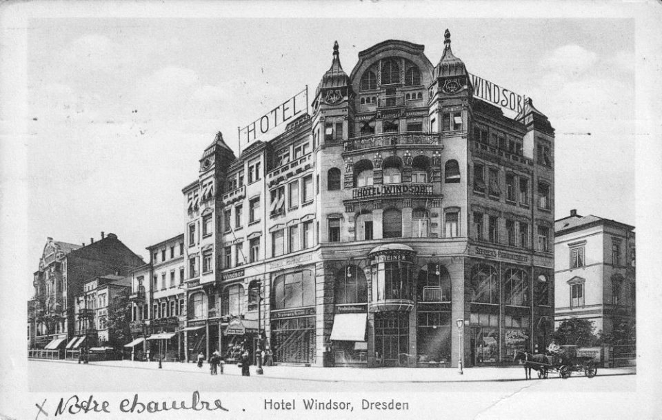 Prager Straße + Hotel Windsor bella época Dresde
