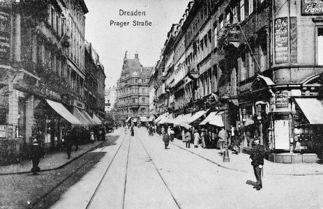 Prager Straße + Trompeterstraße bella época Dresde