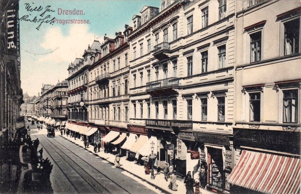 Prager Straße Bondi bella época Dresde