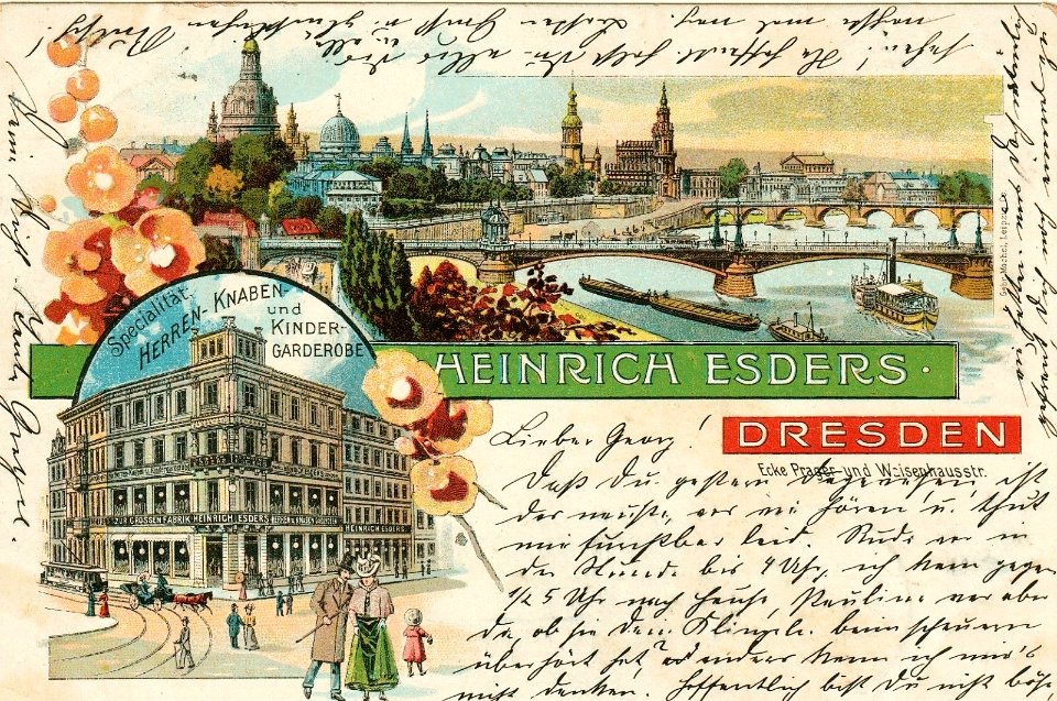 Prager Straße Kaufhaus Esders 1 bella época Dresde