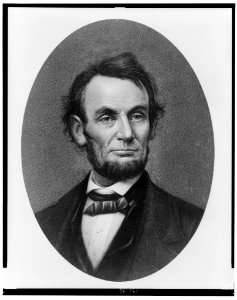 President Abraham Lincoln, bust portrait in cameo, facing front LCCN2002719487