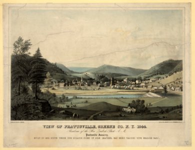 Prattsville New York 1844 drawing uncropped