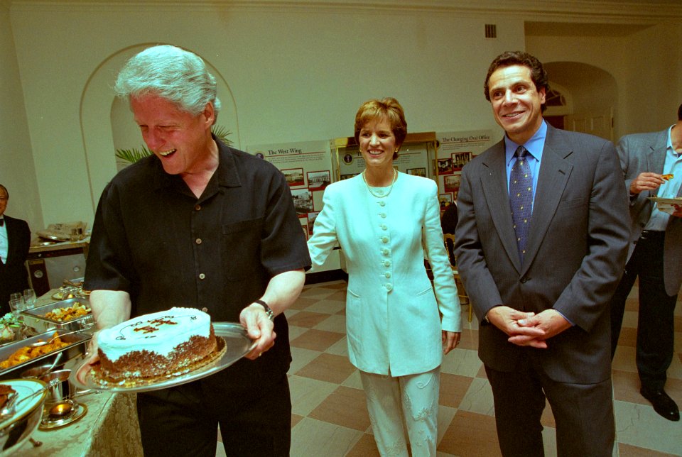 President Bill Clinton at a movie screening outside the Family Theatre of the White House (15)