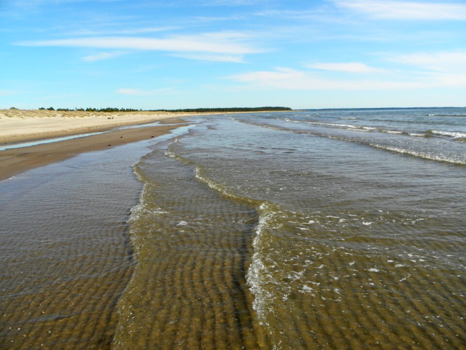 Nature blue sea water