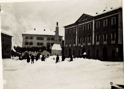 Predazzo, Straßenmaskierung und Hauptplatz (BildID 15574262)