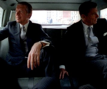 President Elect Ronald Reagan and President Jimmy Carter (cropped)
