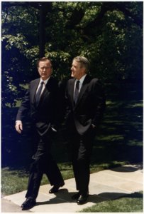President George H. W. Bush and Brian Mulroney