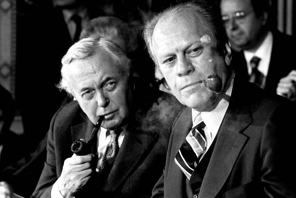 President Gerald Ford and British Prime Minister Harold Wilson