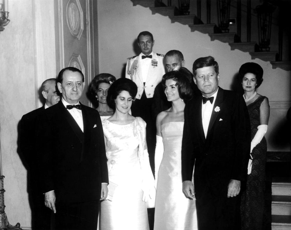 President John F. Kennedy Attends Dinner for Minister of State for Cultural Affairs of France, André Malraux