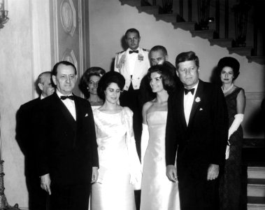 President John F. Kennedy Attends Dinner for Minister of State for Cultural Affairs of France, André Malraux