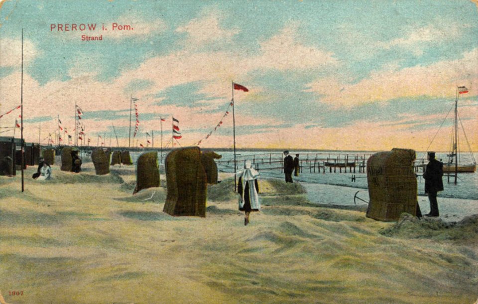 Prerow (Darß), Mecklenburg-Vorpommern - Strand (Zeno Ansichtskarten)