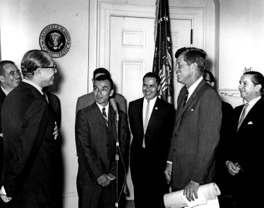 President John F. Kennedy Meets with Alliance for Progress Representatives from Latin America 03