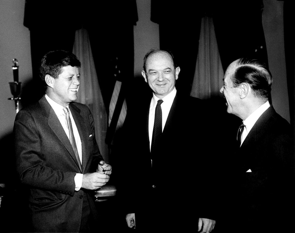President John F. Kennedy Meets with Ambassador to Germany Walter C. Dowling