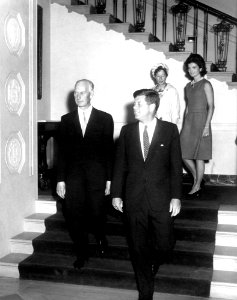 President John F. Kennedy Attends Luncheon for Prime Minister of Norway, Einar Gerhardsen (01)