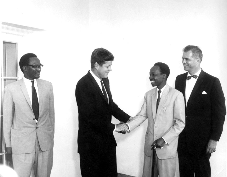 President John F. Kennedy Meets with Julius Kambarage Nyerere, Prime Minister of Tanganyika (02)
