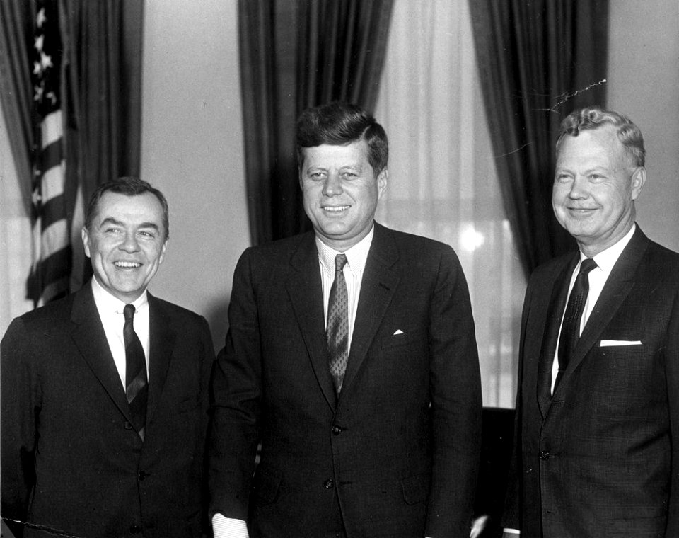 President John F. Kennedy Meets with Mayors of New Haven, Connecticut and Tucson, Arizona