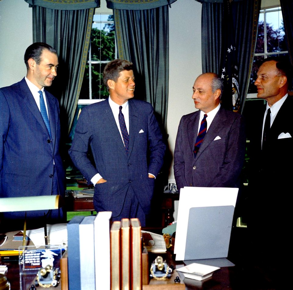 President John F. Kennedy Meets with Officials from Argentina 02