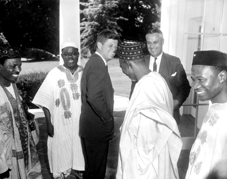 President John F. Kennedy Meets with Abubakar Tafawa Balewa, Prime Minister of Nigeria (02)