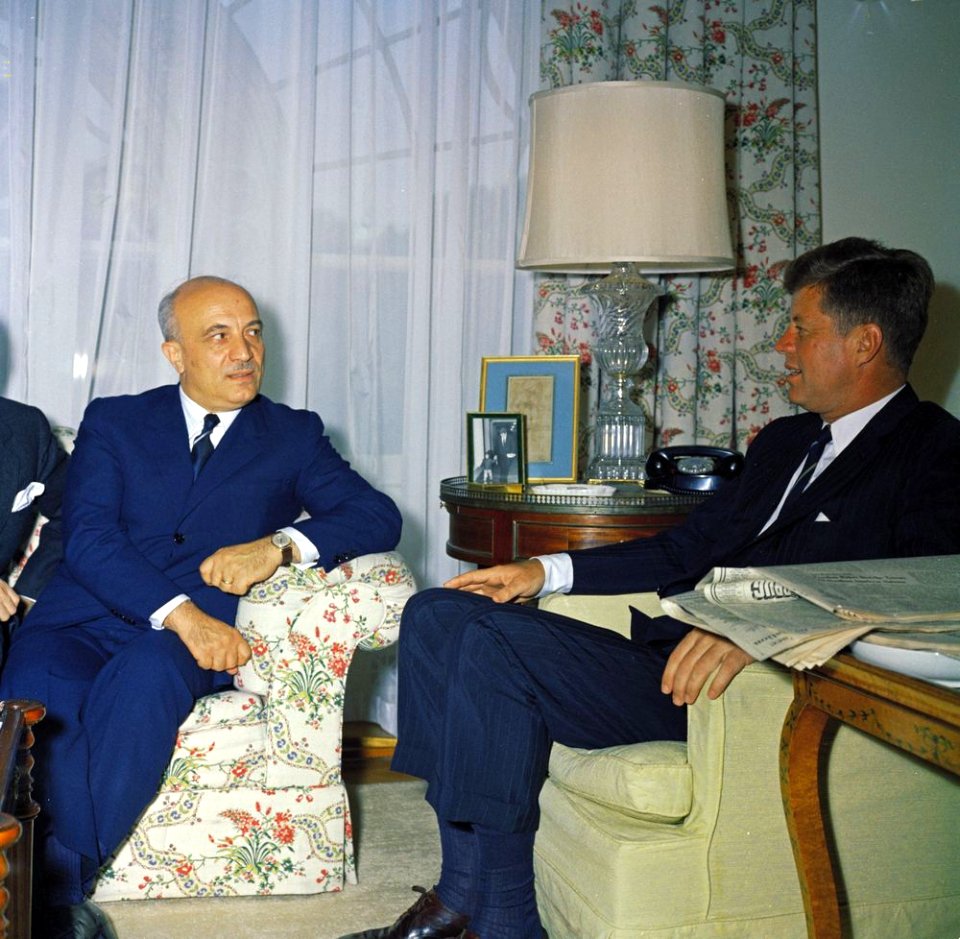 President John F. Kennedy Meets with Prime Minister of Italy, Amintore Fanfani (04)