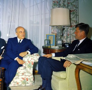 President John F. Kennedy Meets with Prime Minister of Italy, Amintore Fanfani (04)