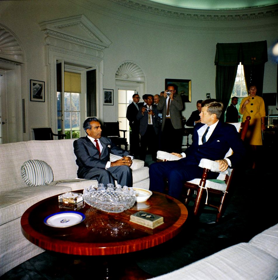 President John F. Kennedy Meets with Cheddi Jagan, Premier of British Guiana JFKWHP-KN-C19249