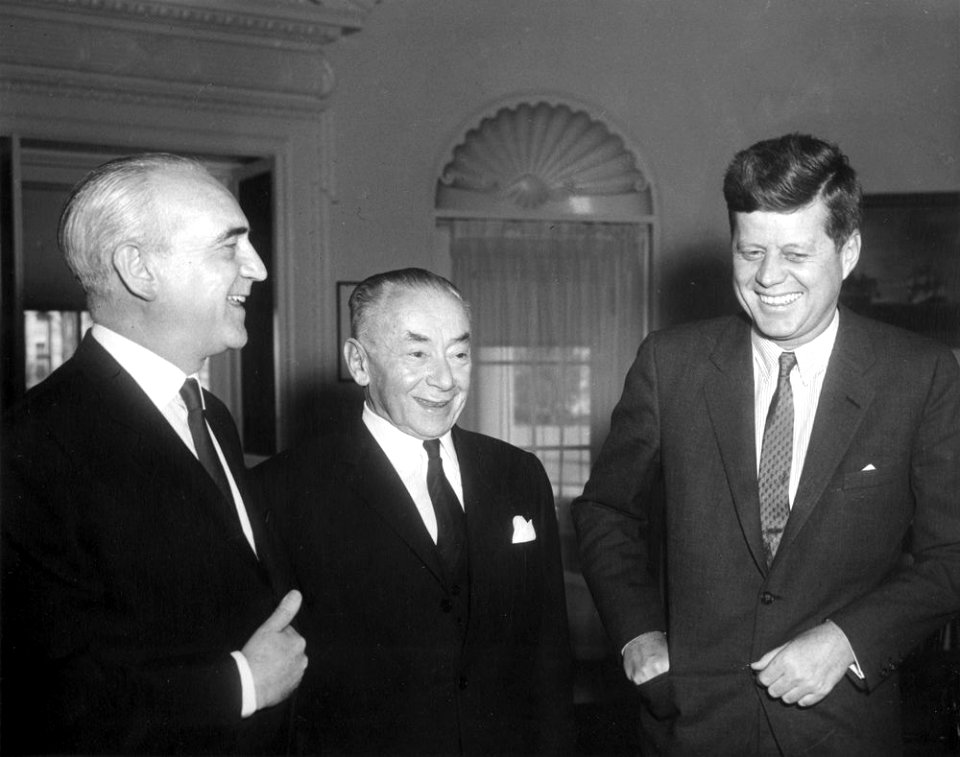 President John F. Kennedy Meets with Former Prime Minister of France Paul Reynaud