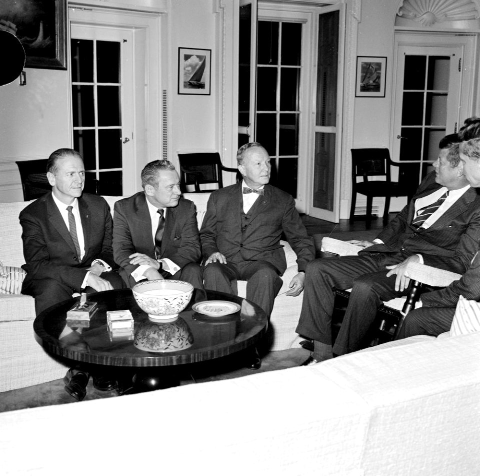 President John F. Kennedy with Western States Senators (03)