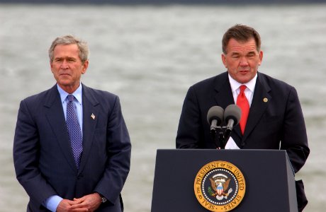President George W. Bush and Tom Ridge