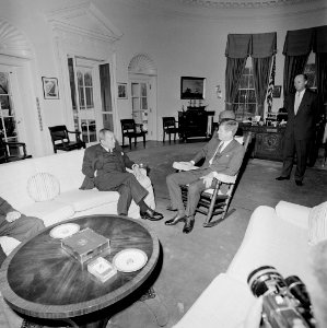 President John F. Kennedy with Outgoing Ambassador of Japan, Koichiro Asakai (03)