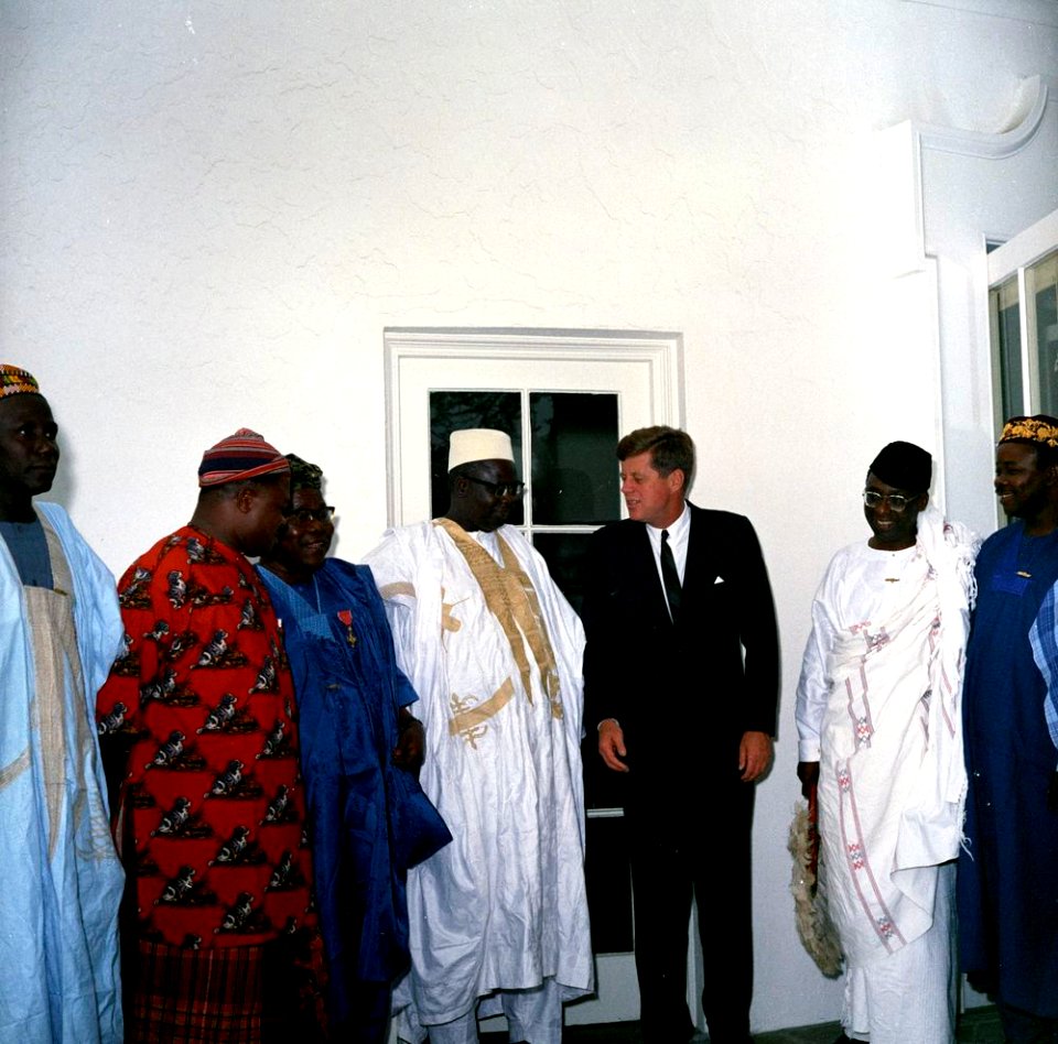 President John F. Kennedy with Parliamentary Delegation from Nigeria (04)