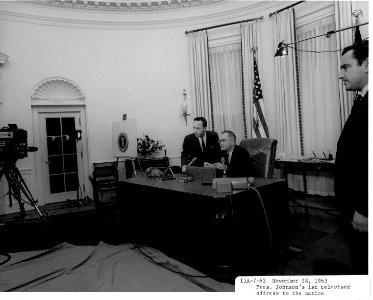 President Johnson Thanksgiving speech 1963 (4) photo