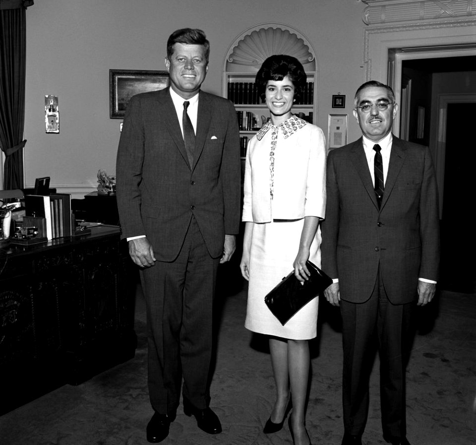 President John F. Kennedy with Senator John O. Pastore (Rhode Island) and His Daughter