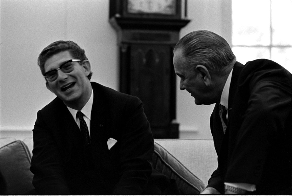 President Lyndon B. Johnson and Willy De Clercq